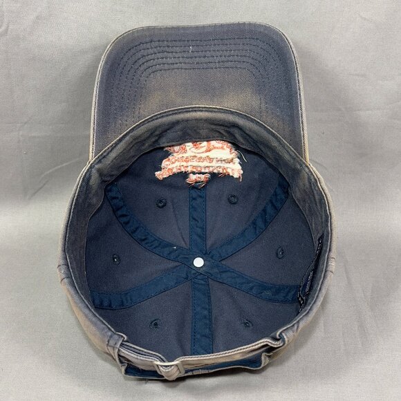 Archaeological Conservancy Strapback Cap Hat Gray Outdoor Distressed Logo Mens - Picture 13 of 14